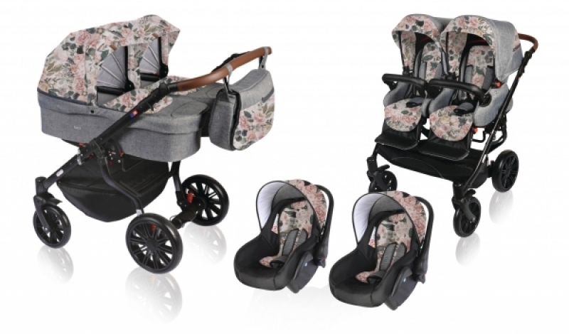 tandēmrati Dorjan Quick TWIN TQ/19 ar/bez autosēdekļiem