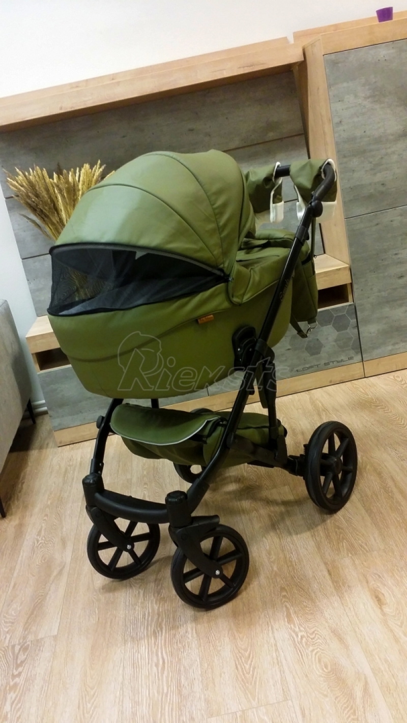 bērnu rati 2in1/3in1 Mikrus Hakky eco leather