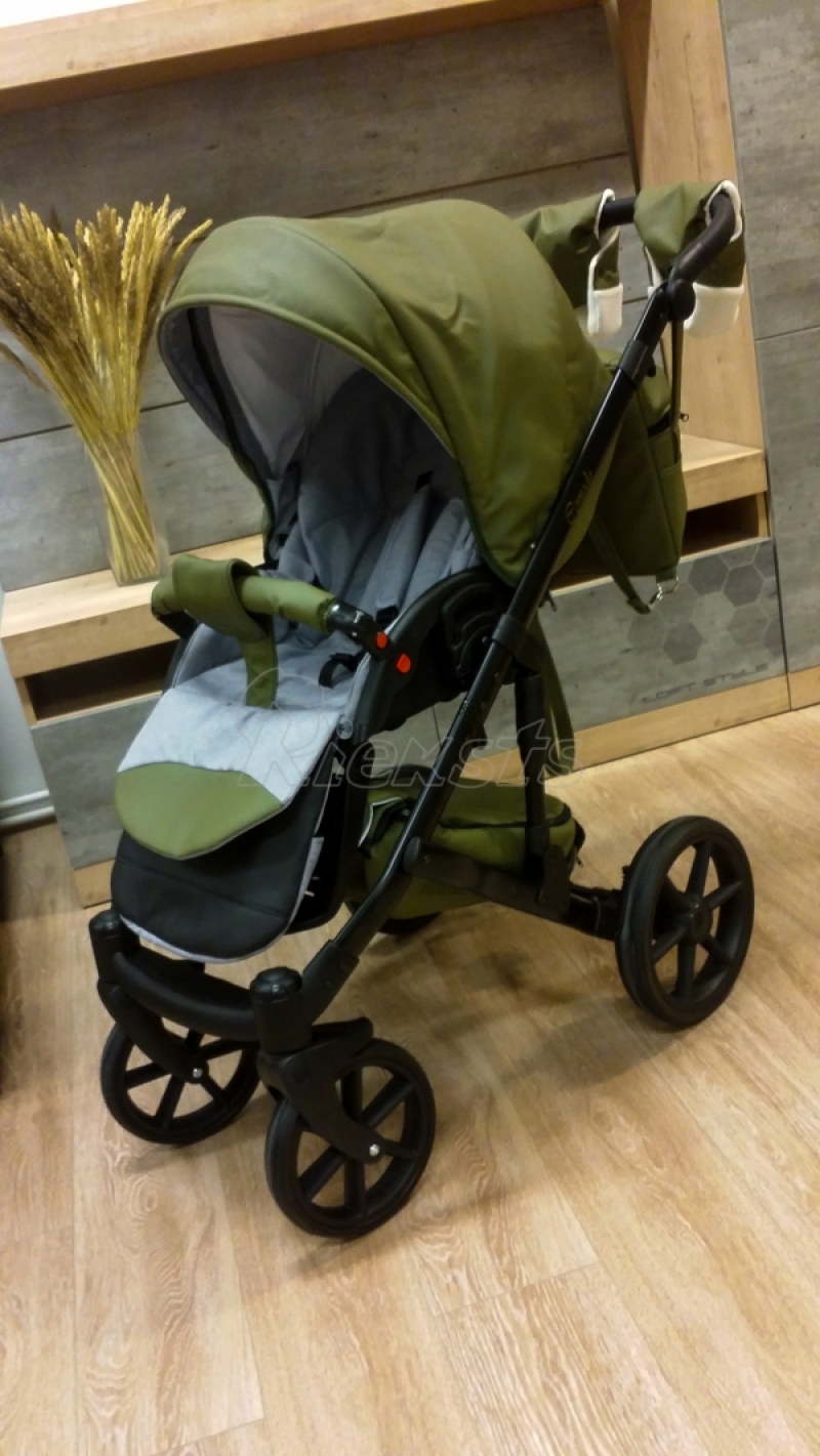 bērnu rati 2in1/3in1 Mikrus Hakky eco leather