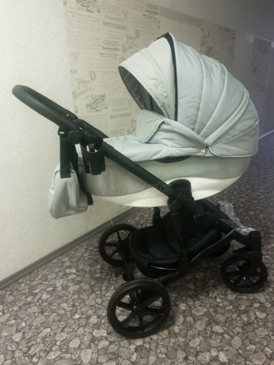 bērnu rati 2in1/3in1 FIRKON Vesta color 21 pelēkais audums