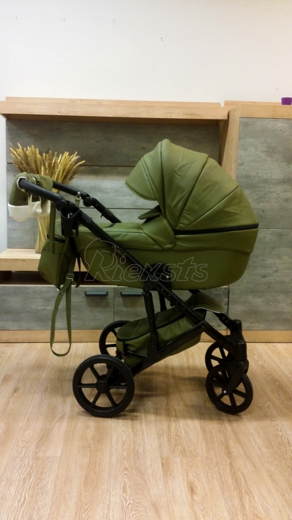 bērnu rati 2in1/3in1 Mikrus Hakky eco leather