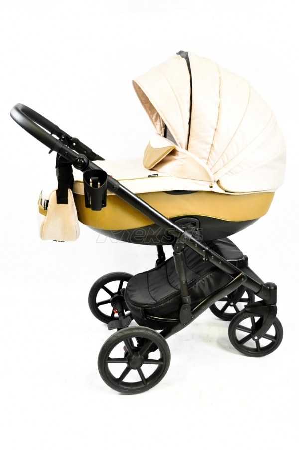 bērnu rati 2in1/3in1 FIRKON Leatherette beige eco